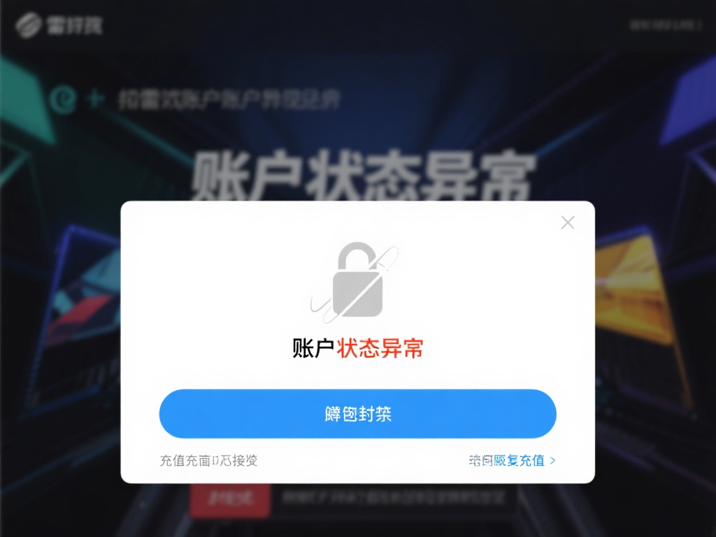 账户状态异常
如果雷竞技账户出现异常，例如被冻结